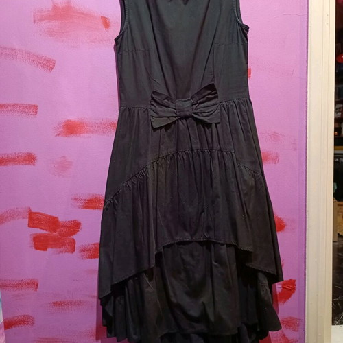 Helmi maxi dress size M asymmetrical like new, black
