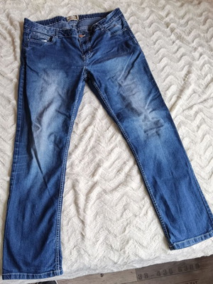 Women's blue jeans like new, size XL 42 14, cotton