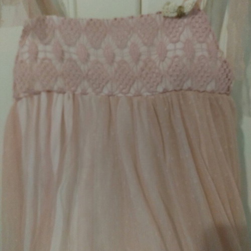 Handmade dress for formal occasion new, with knitted hat gift
