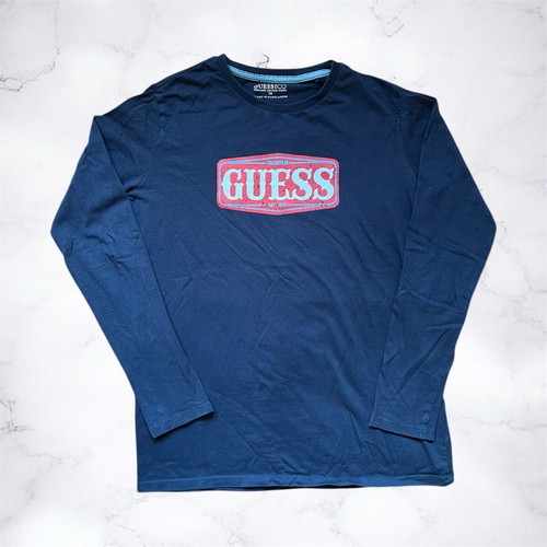 Guess kids long-sleeve shirt like new, blue, age 14