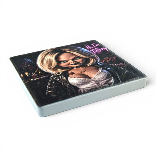 Bride of Chucky Tiffany Ceramic Fridge Magnet 57×57 mm new