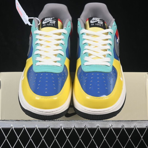 Nike Air Force 1 sneakers new, handmade colorful design