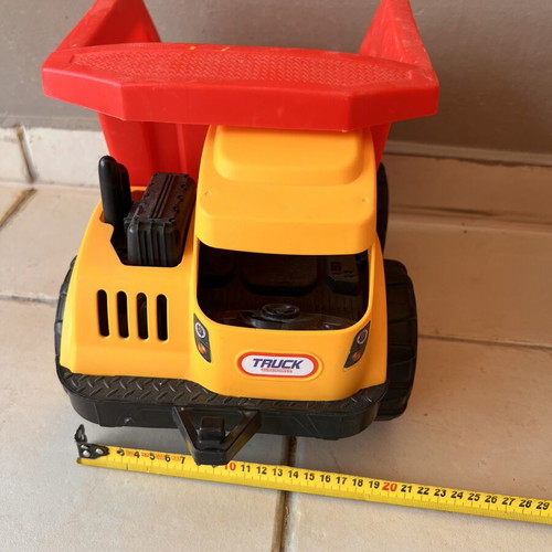 Set of large children's construction trucks like new