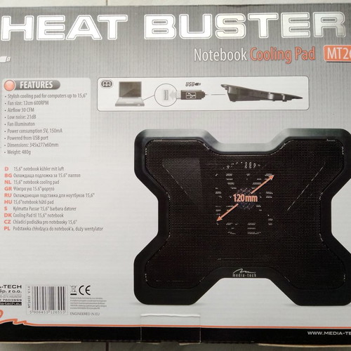 Laptop base and cooler new with strong airflow and LED lighting