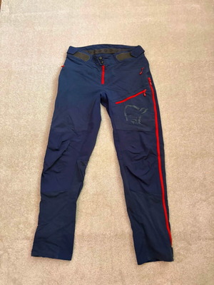 Norrona Fjørå Flex1 stretch hybrid women's pants, size S, purple