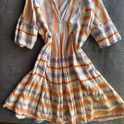Zwillingsherz summer dress like new, colorful cotton, one size