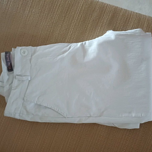 White women's pants Base size XS used, elastic