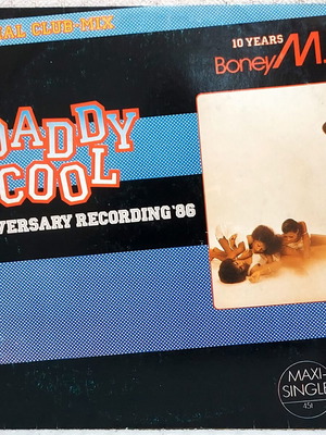 Boney M. Daddy Cool Anniversary Recording '86 vinyl used, 12" Maxi-Single
