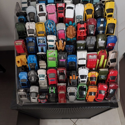 Toy car collection used, pack of 70, mixed condition
