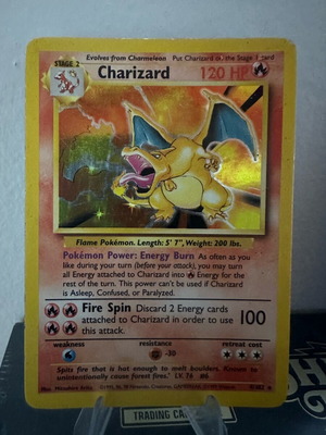 Charizard used Pokemon card