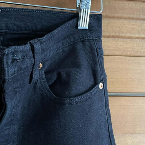 Levi's 501 Original Premium black denim like new, size W25 L26