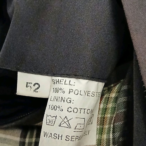 Cita di Milano men's cotton jacket used, size 52, blue