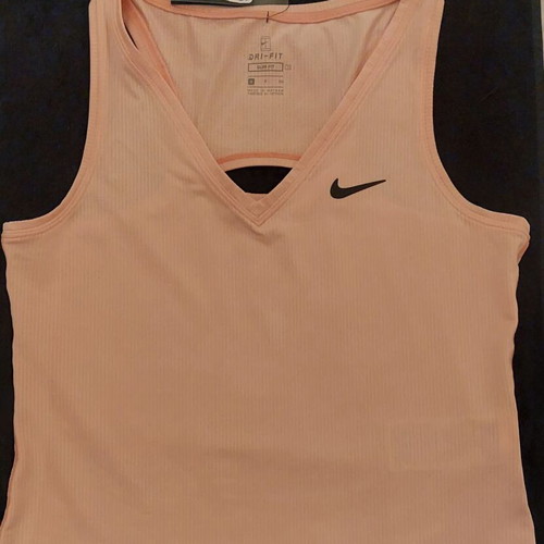 Nike women's Dri-Fit sports tank top, small, salmon pink
