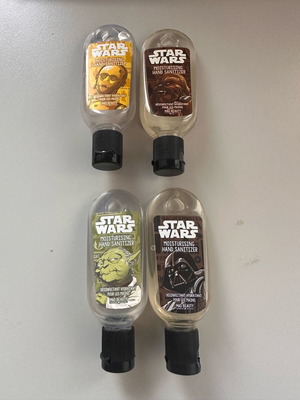 Απολυμαντικό και ενυδατικό χεριών Star Wars καινούργιο, σετ 4 τεμαχίων