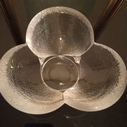 Kosta Boda Sweden Handmade Glass Candleholder Tulip New