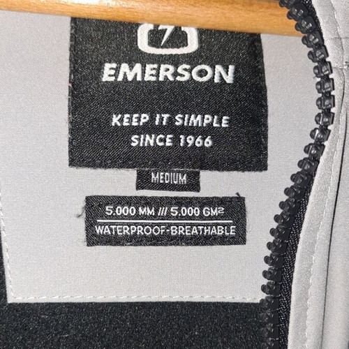Emerson jacket like new, gray, size M, stain inside sleeve