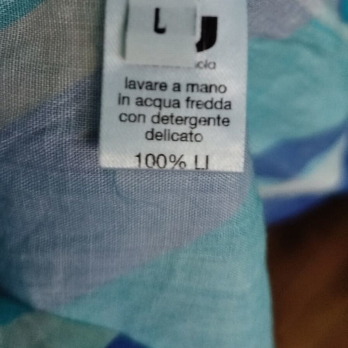 Italian off-the-shoulder linen dress M, like new