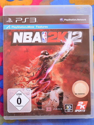 NBA 2K12 PlayStation 3 game like new, sports basketball simulation