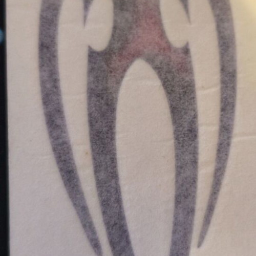 Tribal vinyl decals for motorcycles new, red and black