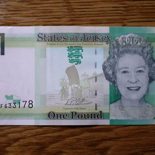Jersey 1 Pound Banknote 2018 New