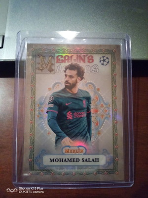 Κάρτα 2022-23 Topps Merlin Chrome Masters Refractor #MM-7 Mohamed Salah σαν καινούργια