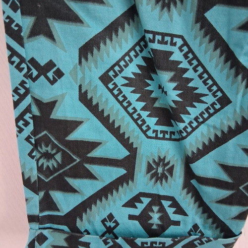 Slim pants like new, size M 38 10, white and turquoise