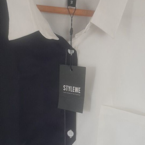 Shirt A-Style long white women's shirt new