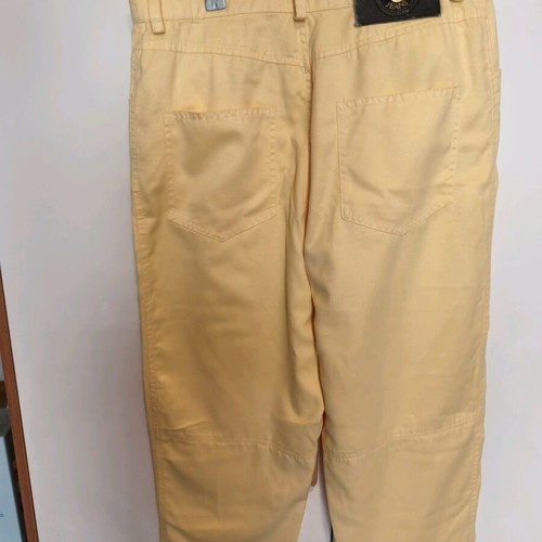 Women's spring pants used, yellow, size L