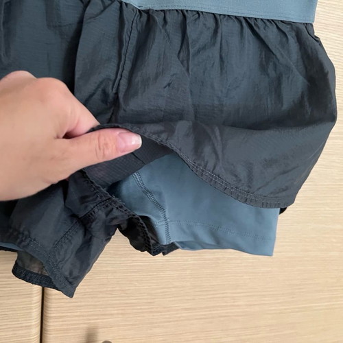 H&M athletic shorts used, gray, size XS 34