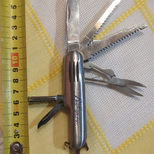Multi-Tool Pocket Knife like new, stainless steel with 11 tools