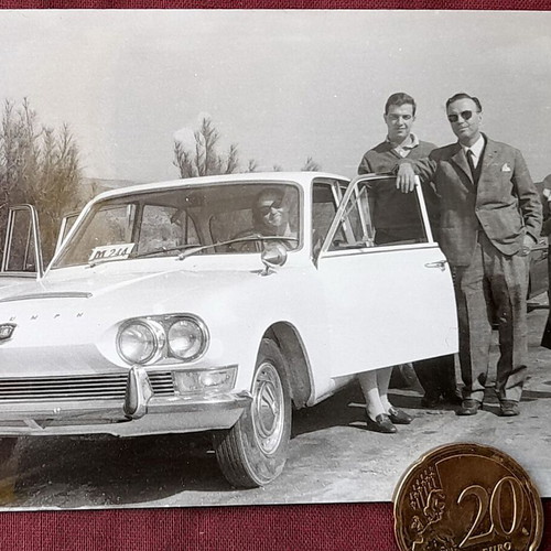 Vintage photo Triumph 2000 classic car Athens 1969 like new