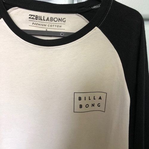 Billabong sleeve shirt used, size Small, white
