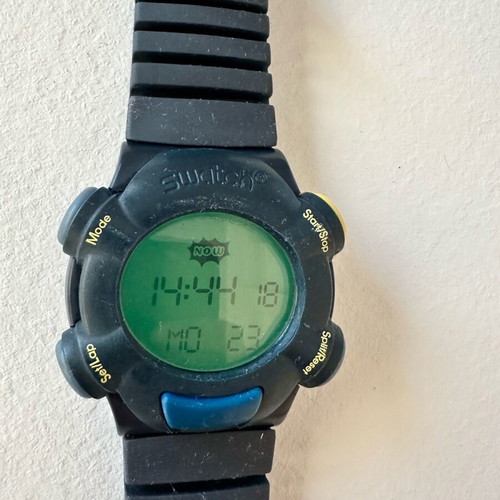 Swatch Provider Static watch used, blue unisex