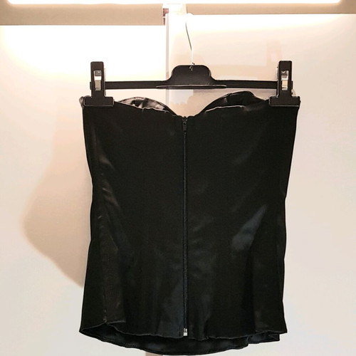 Design by Nikos evening set satin corset midi skirt bolero headband like new