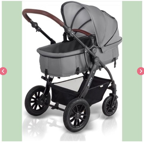 Kinderkraft Moov 3 in 1 Adjustable Baby Stroller like new