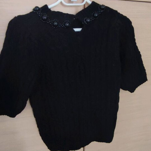 Zara knitted sweater new, size S/M, black