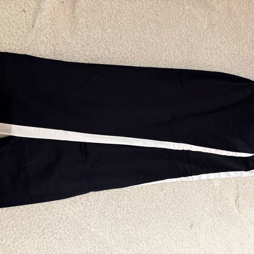 Zara men's pants like new, shiny with white stripe, size L