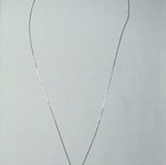 Silver children's duck necklace