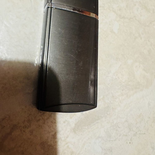 Metal Windproof Lighter used, gunmetal silver design