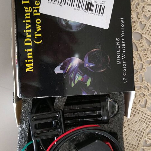 Mini driving lights new, complete set