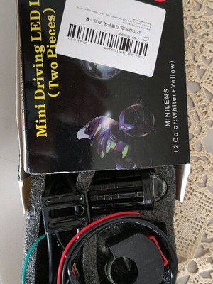 Mini driving lights new, complete set