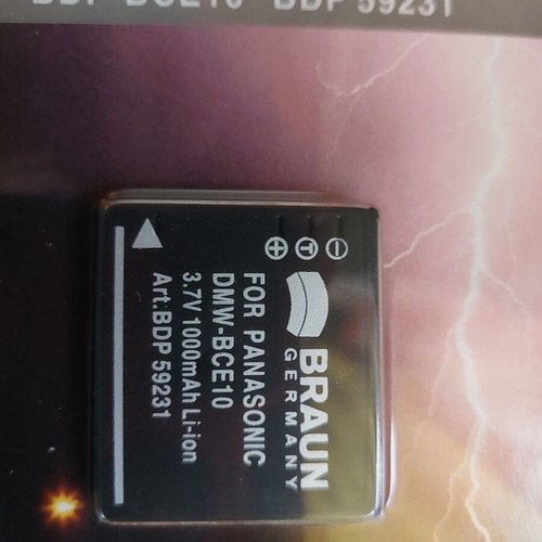 Battery DMW-BCE10 1000mAh new for Panasonic Lumix and Leica
