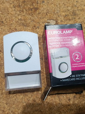 Outdoor doorbell button with indicator new (147-12012)