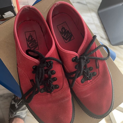 Vans sneakers used, size 39, red