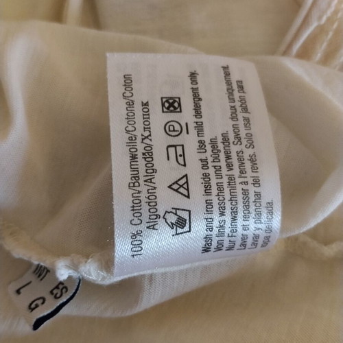 Boss sleeveless shirt used, size L, beige