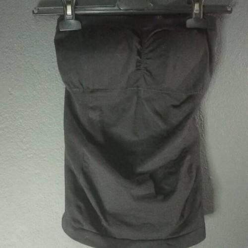 Black fitted top used, size S