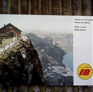 Καρτ ποστάλ διαφημιστική (vintage) της αεροπορικής εταιρείας IBERIA