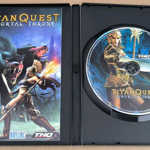 Titan Quest Immortal Throne PC DVD-ROM like new