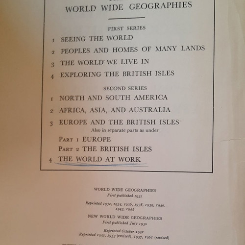 The New WORLD WIDE GEOGRAPHIES used book