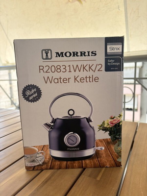 Βραστήρας Morris Retro 1,7lt 2200W καινούργιος μαύρος
